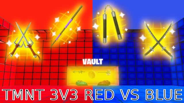 🐢 TMNT  🐢 🔴 Red vs blue 🔵
