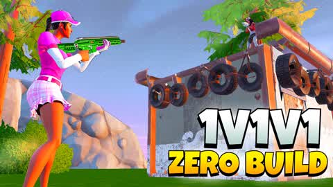 1v1v1 بدون بناء 🎯ZERO BUILD