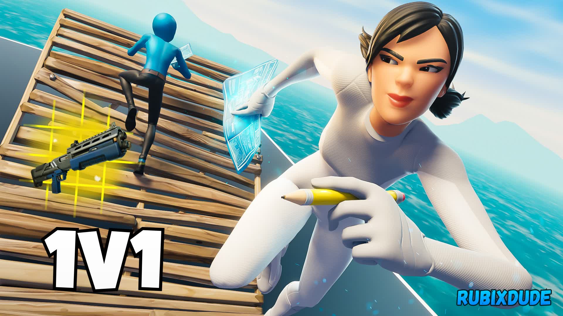 RubixDude 1v1 Build Fights!