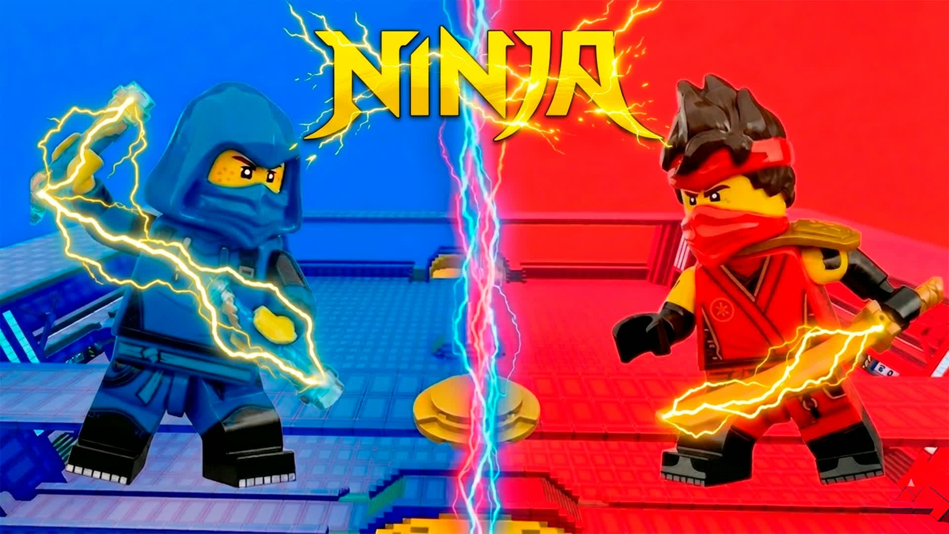 ニンジャ レッド 対 ブルー