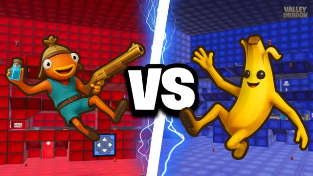 マスコットレッド対ブルー 🔴🔵 9287-5600-8086 by vdrag - フォートナイト