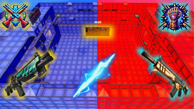 GOATED! Power Up Red vs Blue 🔴 🔵