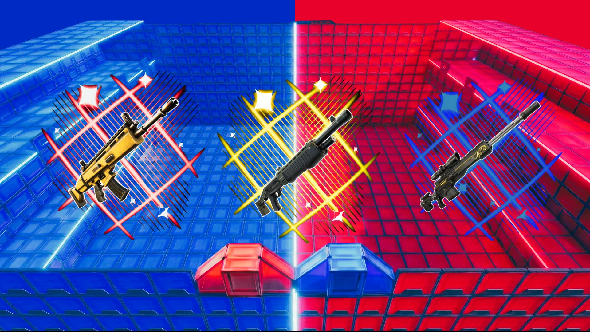 バッフルズレッド対ブルー 🔴🔵