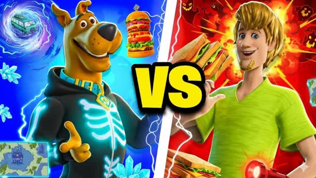 CRAZY SCOOBY DOO VS SHAGGY RED VS BLUE