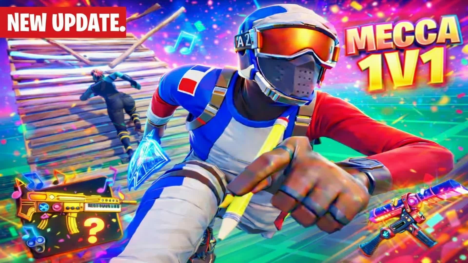 MECCA 1V1/FFA– Custom Weapons & Music 🎵