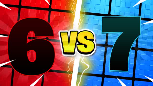 CHAPTER 6 VS 7 🔴 RED VS BLUE 🔵