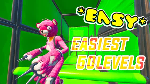 ❤Easiest 50 LEVELs PARKOUR❤