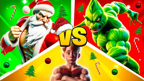 🚩SANTA VS GRINCH VS  CAPTURE THE FLAG🚩