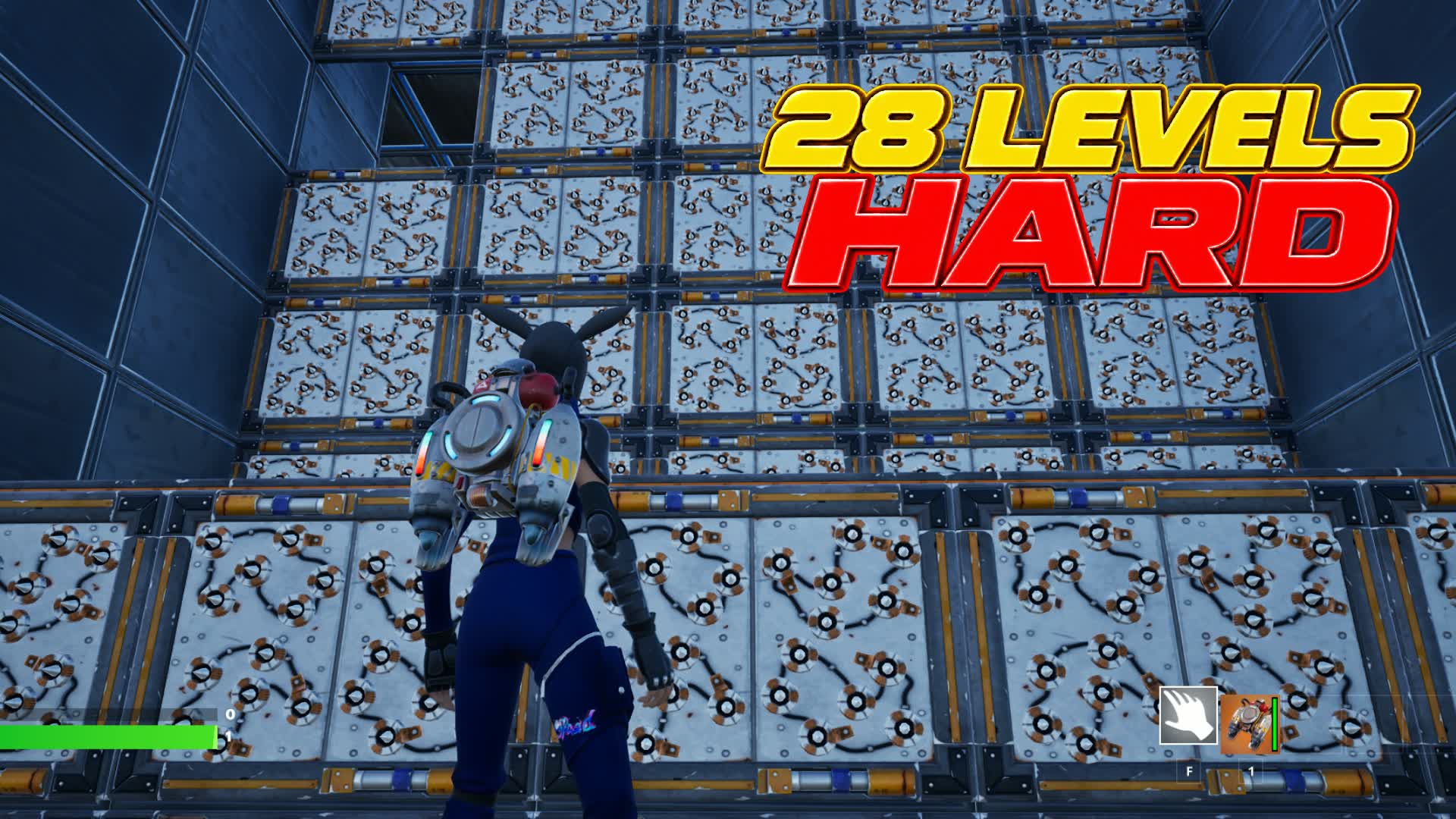HARD PARKOUR 28 LEVELS - Fortnite island 0692-3252-2616 by Veyxlite