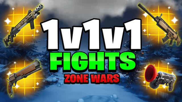 1v1v1 REALISTIC FIGHTS - Zone Wars