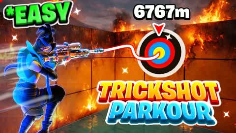 🌋VOLCANO TRICKSHOT PARKOUR🎯100