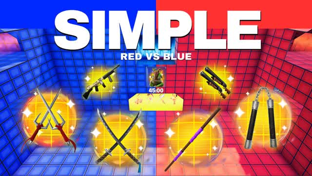 SIMPLE RED VS BLUE 🔴🔵
