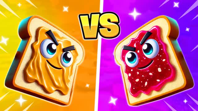 🥜 PEANUT BUTTER VS JELLY 🍓