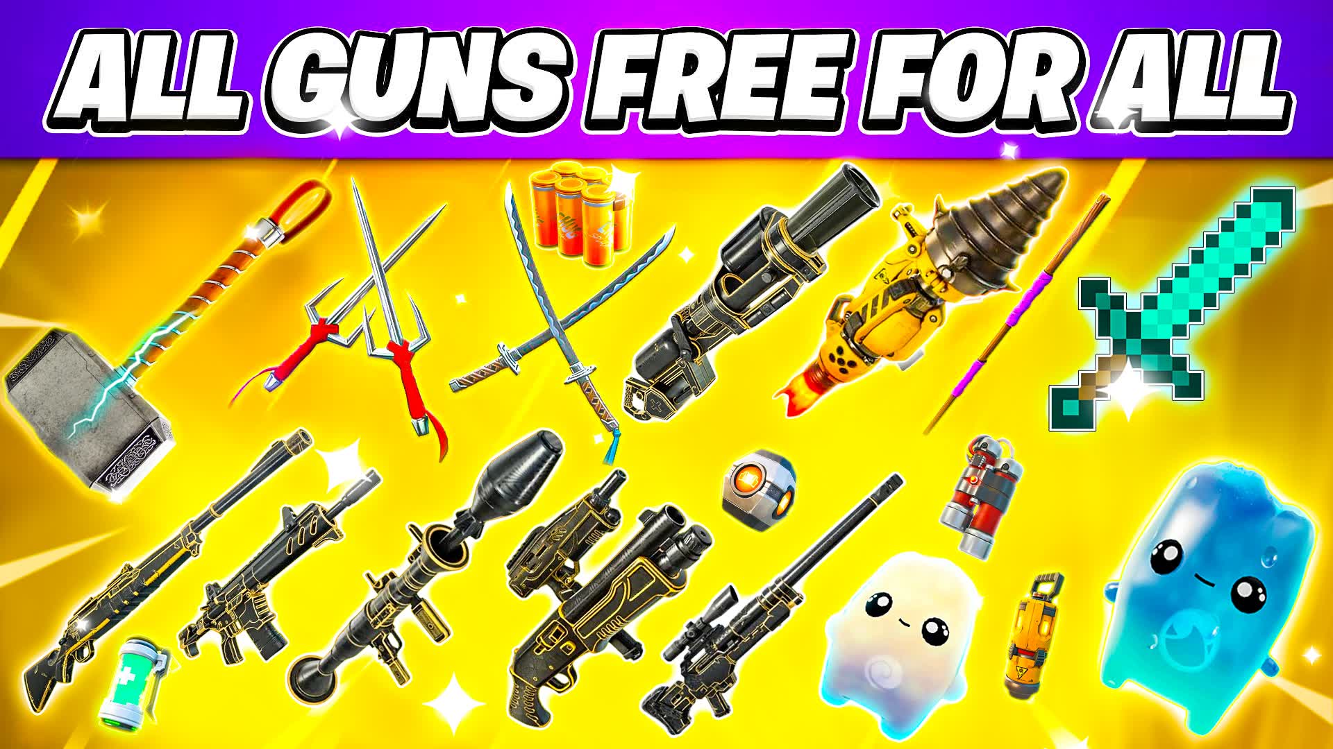 TMNT⭐ All weapons - Free For All