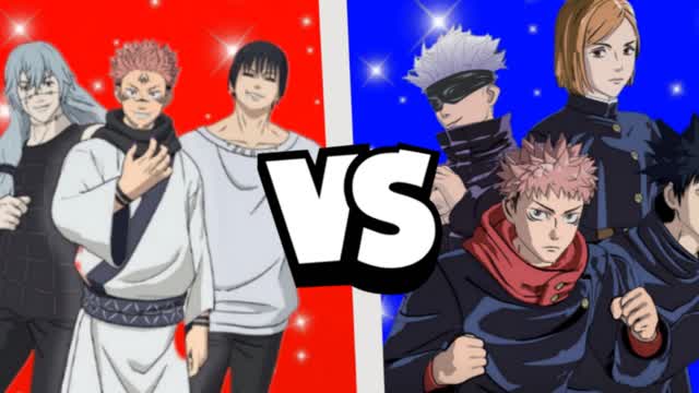 JUJUTSU KAISEN RED VS BLUE🔴🔵