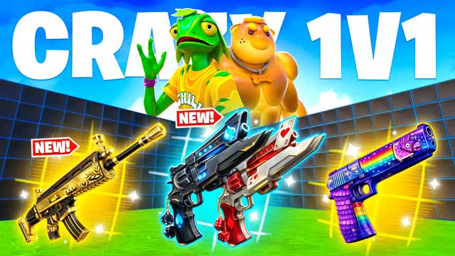 CRAZY 1V1 FFA - ALL GUNS & RIDES