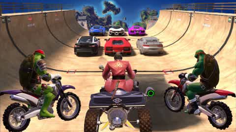 TMNT - MEGA RAMP ALL VEHICLES