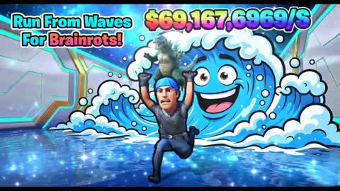 Run From Waves For Brainrots
