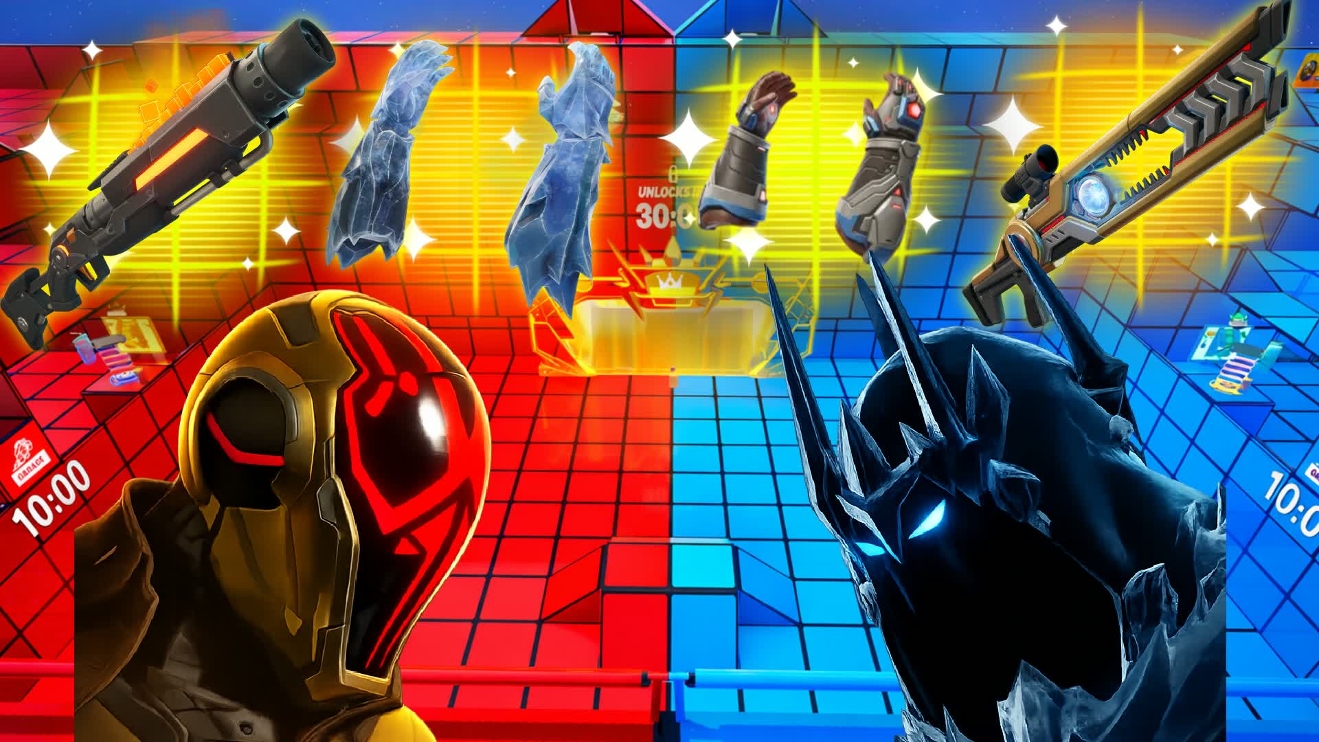 レッド VS ブルー 🔴🔵 メガ ファン