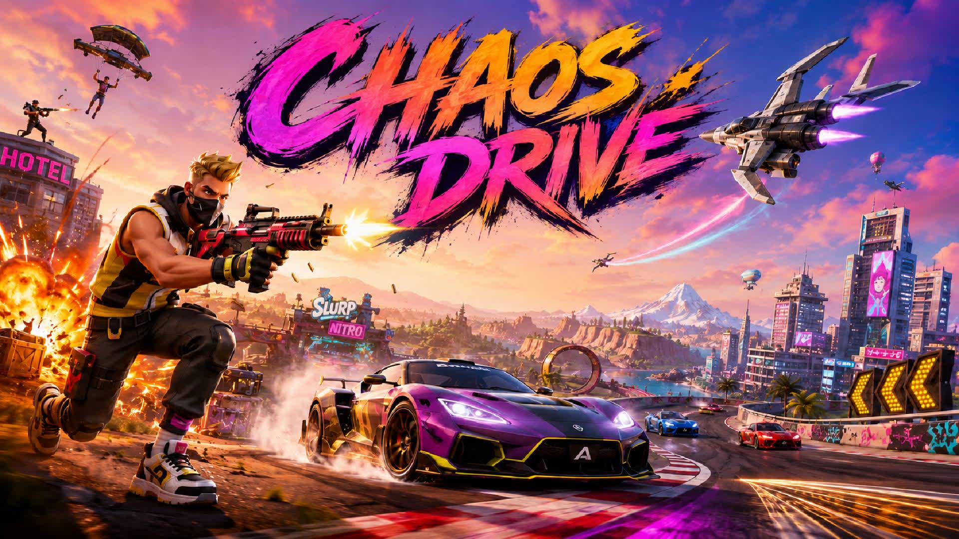 🚗CHAOS DRIVE⭐ FFA🌄