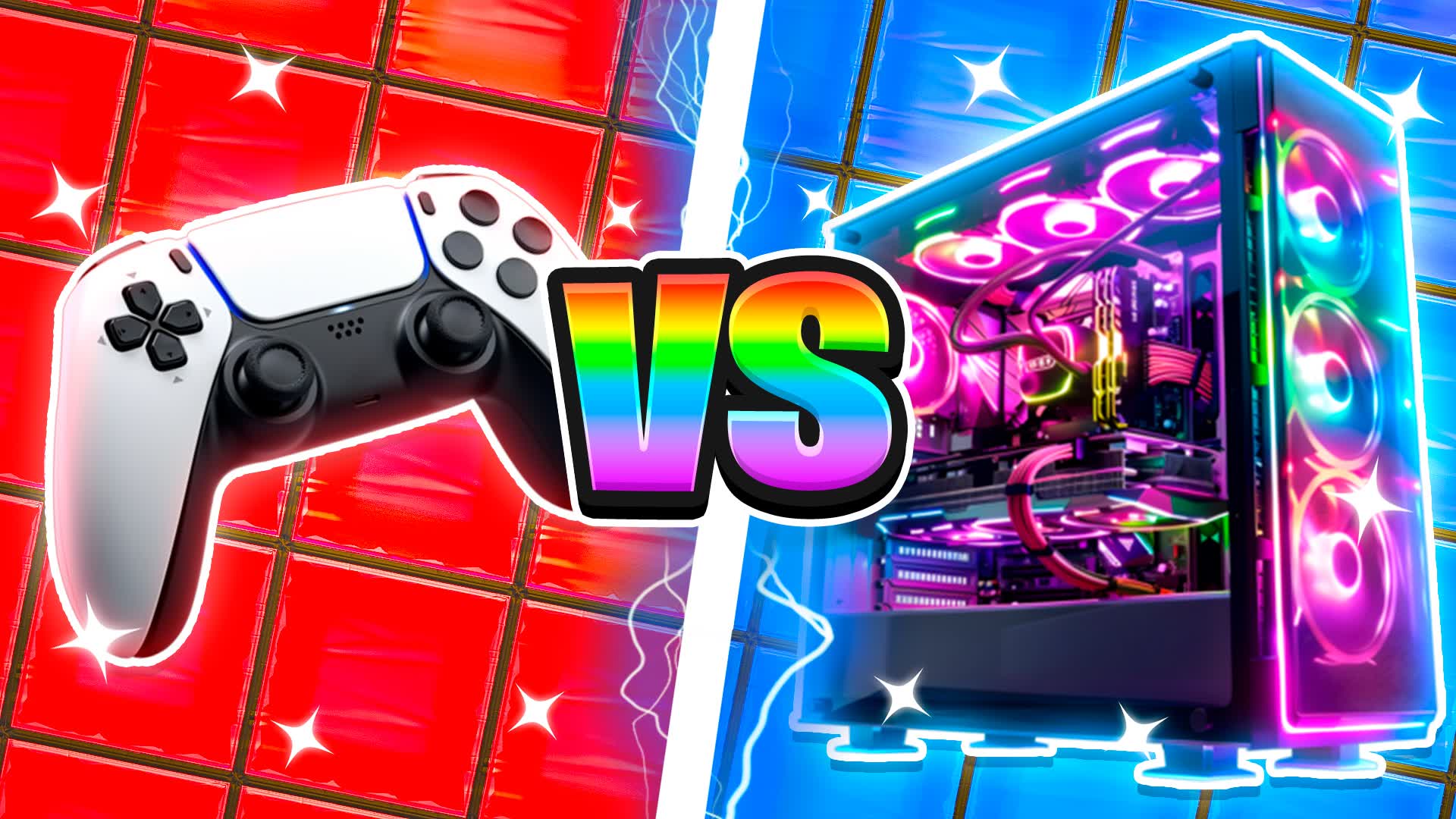 MEME PS5 VS PC RED VS BLUE 🔴🔵
