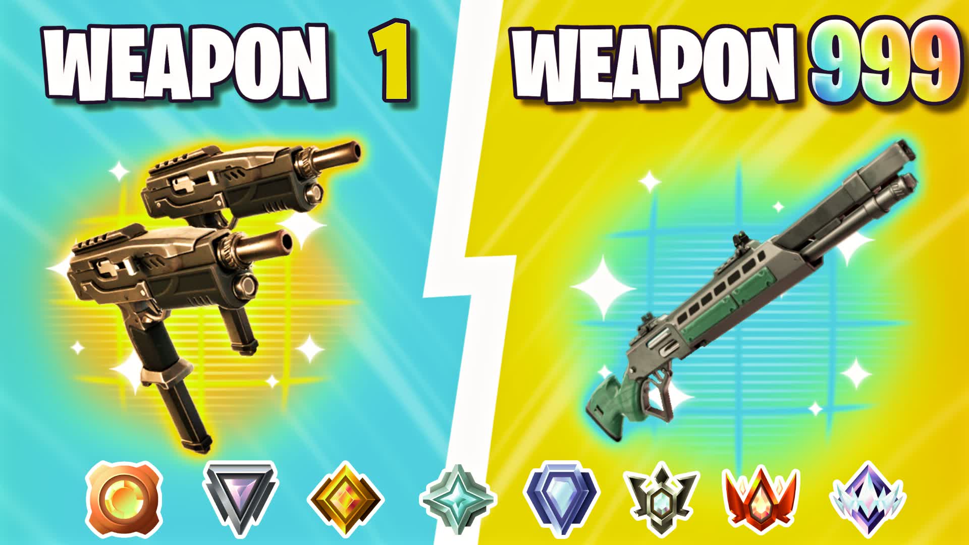 ∞ GUN GAME 🔫 ONE SHOT 7175-1155-6932 by kaazzam - Fortnite Creative Map ...