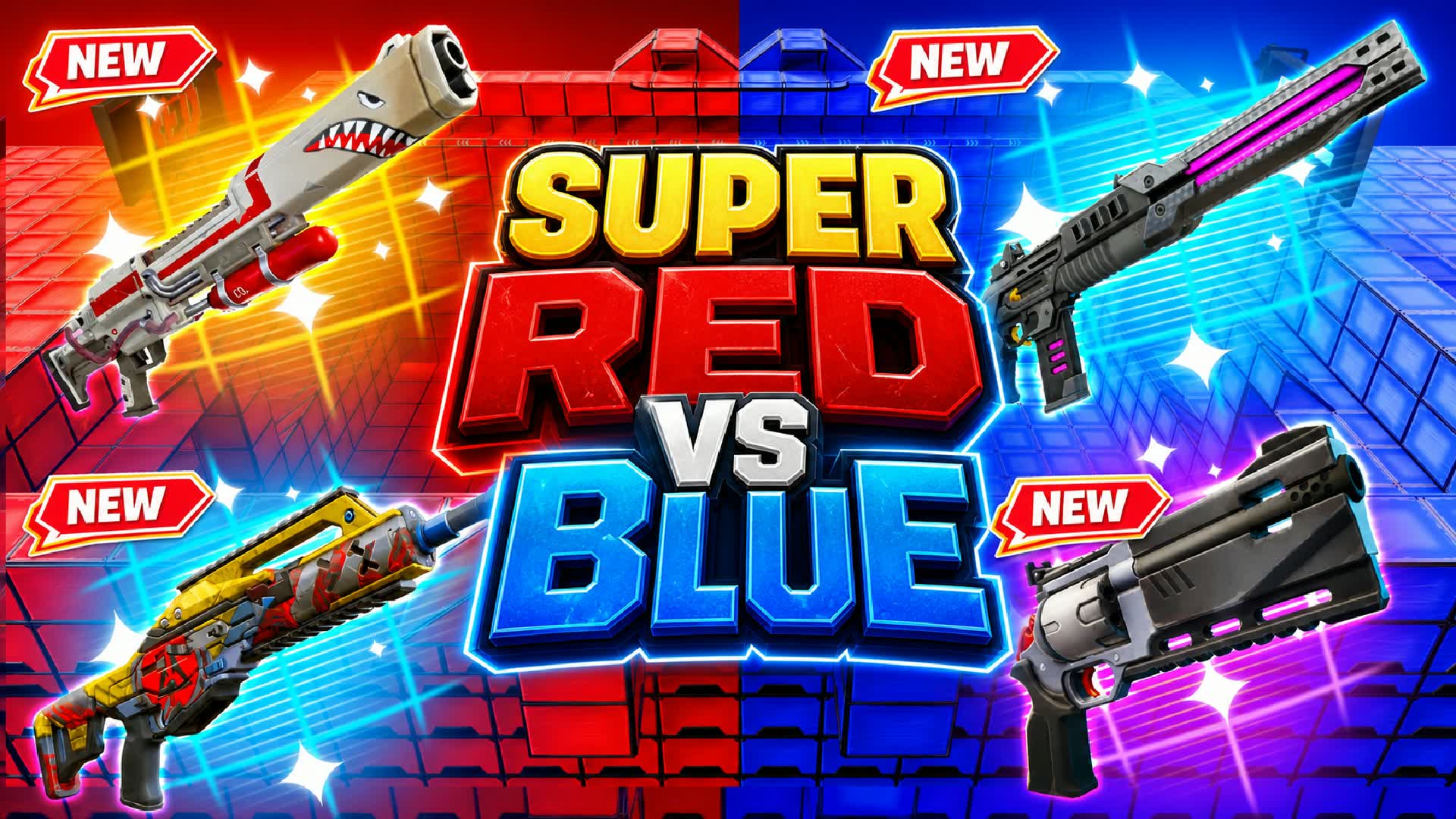 SUPER RED V BLUE