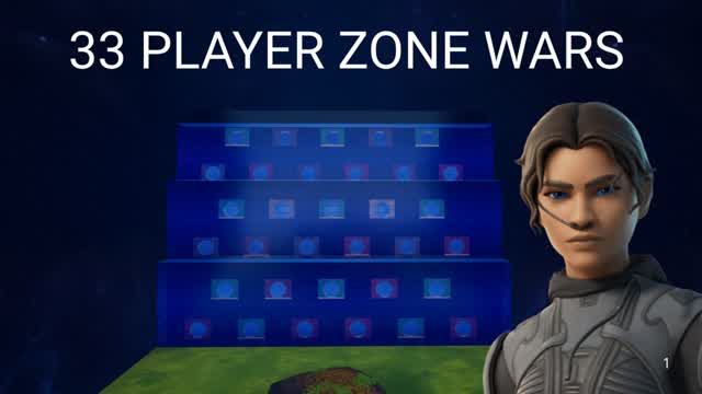 SOLO ZONE WARS (33 PLAYERS)