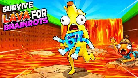 SURVIVE LAVA FOR BRAINROTS [CRAZY]