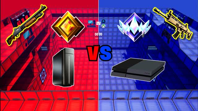 💯CRAZYY PC VS CONSOLE🔴🔵