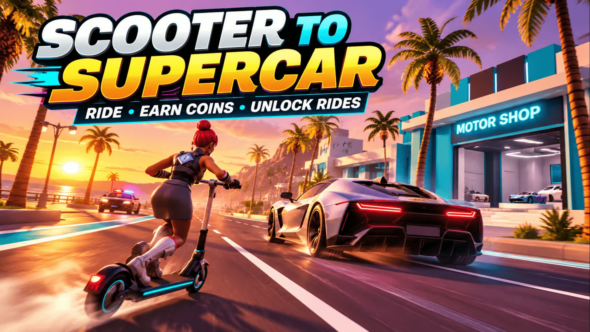 SCOOTER TO SUPERCAR (HALLOWEN UPDATE)