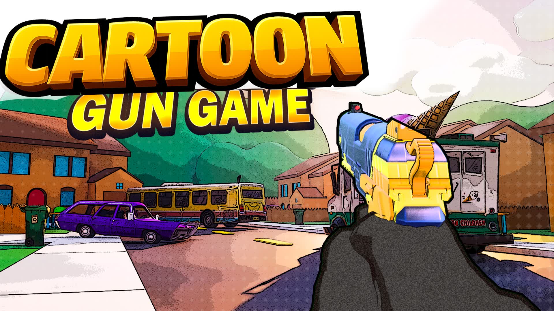 CARTOON 🎯 GUN GAME