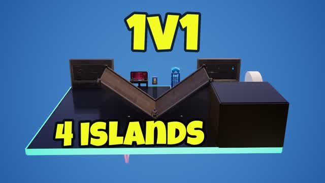 1v1 Map 4 Islands [8 Players]