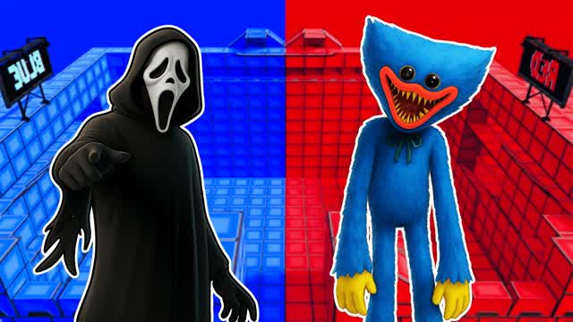 MEGA BOO RED VS BLUE 🔴🔵