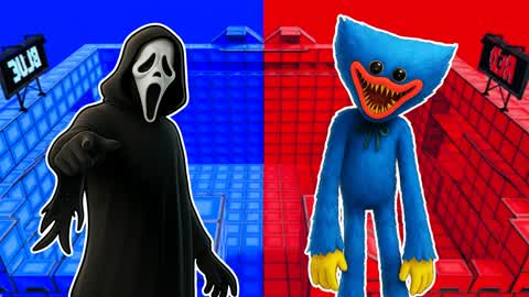 MEGA BOO RED VS BLUE 🔴🔵