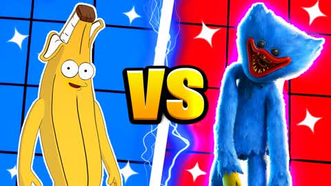 PRO BANANA VS HUGGY RED VS BLUE🔴🔵