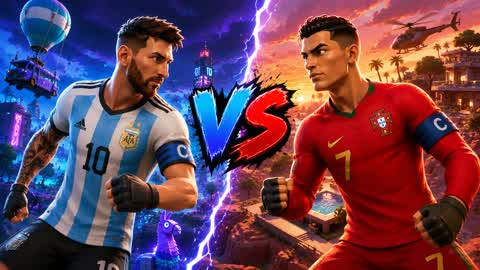 MESSI VS RONALDO RED VS BLUE