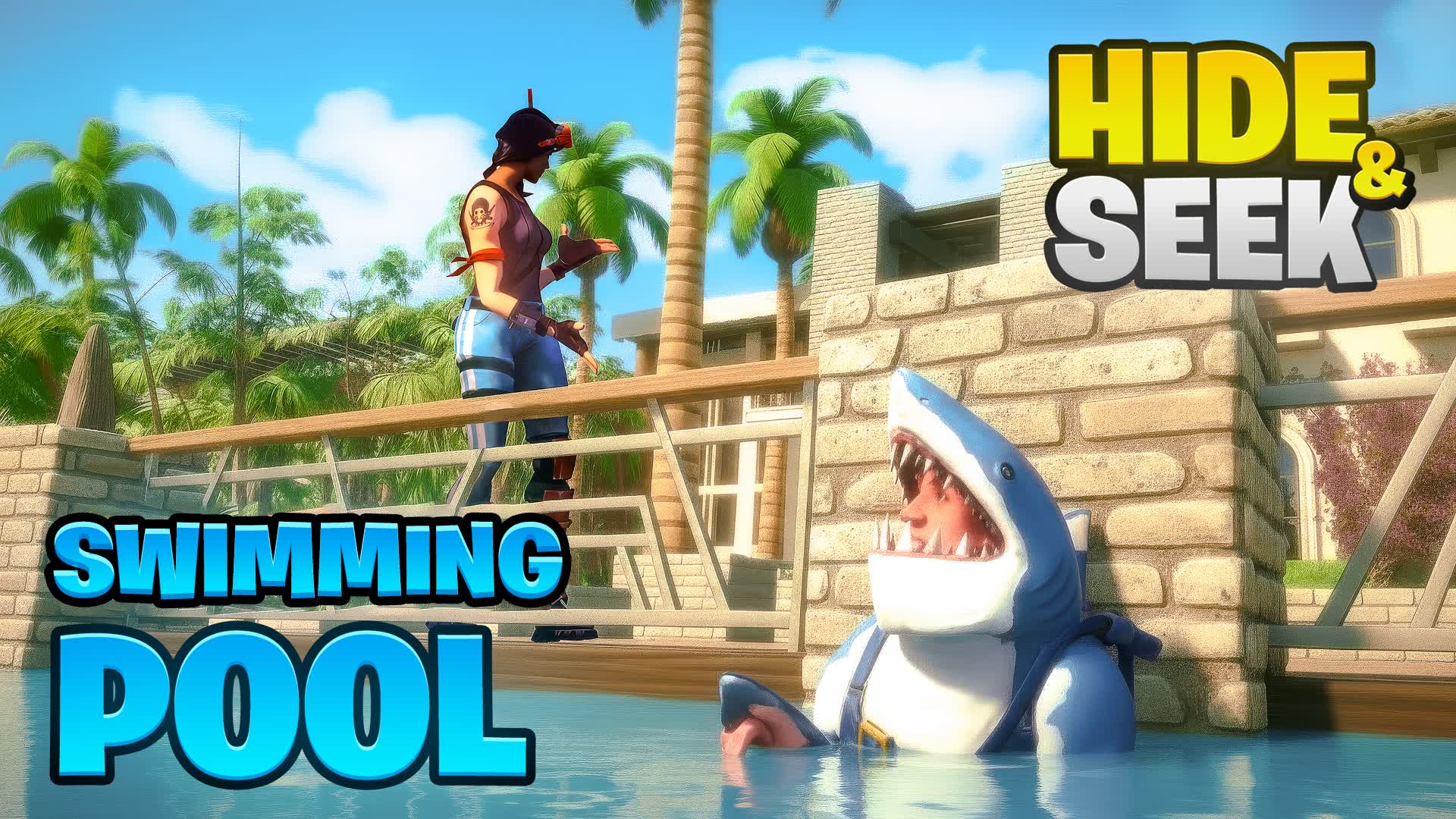 🌊 SWIMMING POOL HIDE AND SEEK 🌊