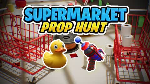 SUPERMARKET 🛒 PROP HUNT CACHE CACHE