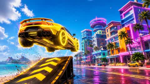 🌴🚗 Car Game - Happy City 🌴🚗