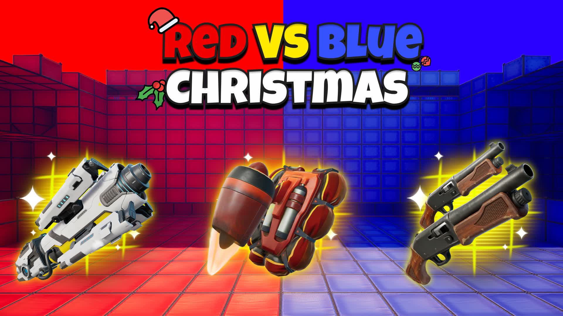 Christmas Red versus Blue