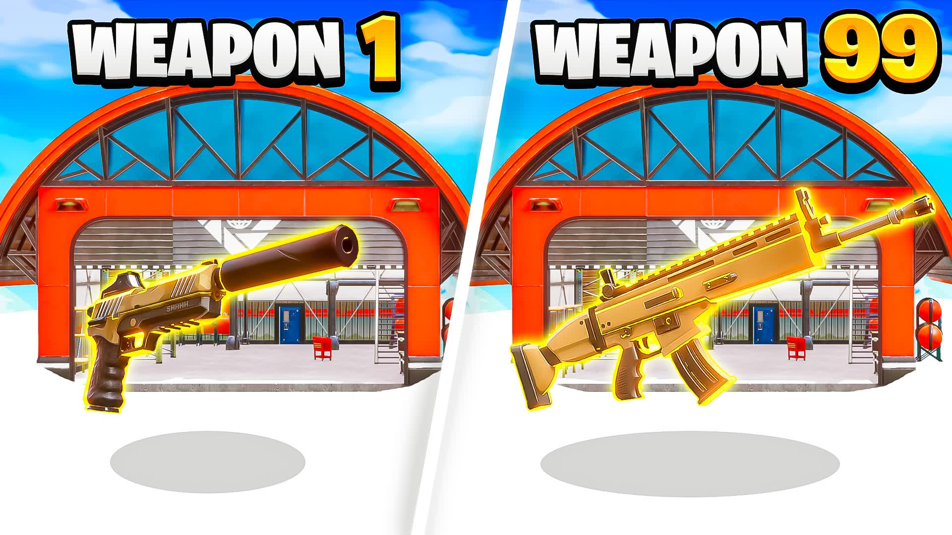ARCTIC GOLD GUN GAME ❄️