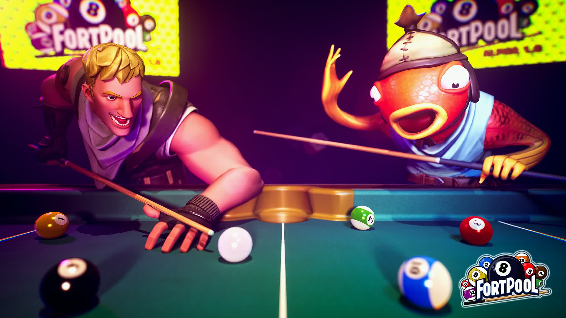 FORTPOOL 🎱 8 BALL POOL BILLIARD PHYSICS