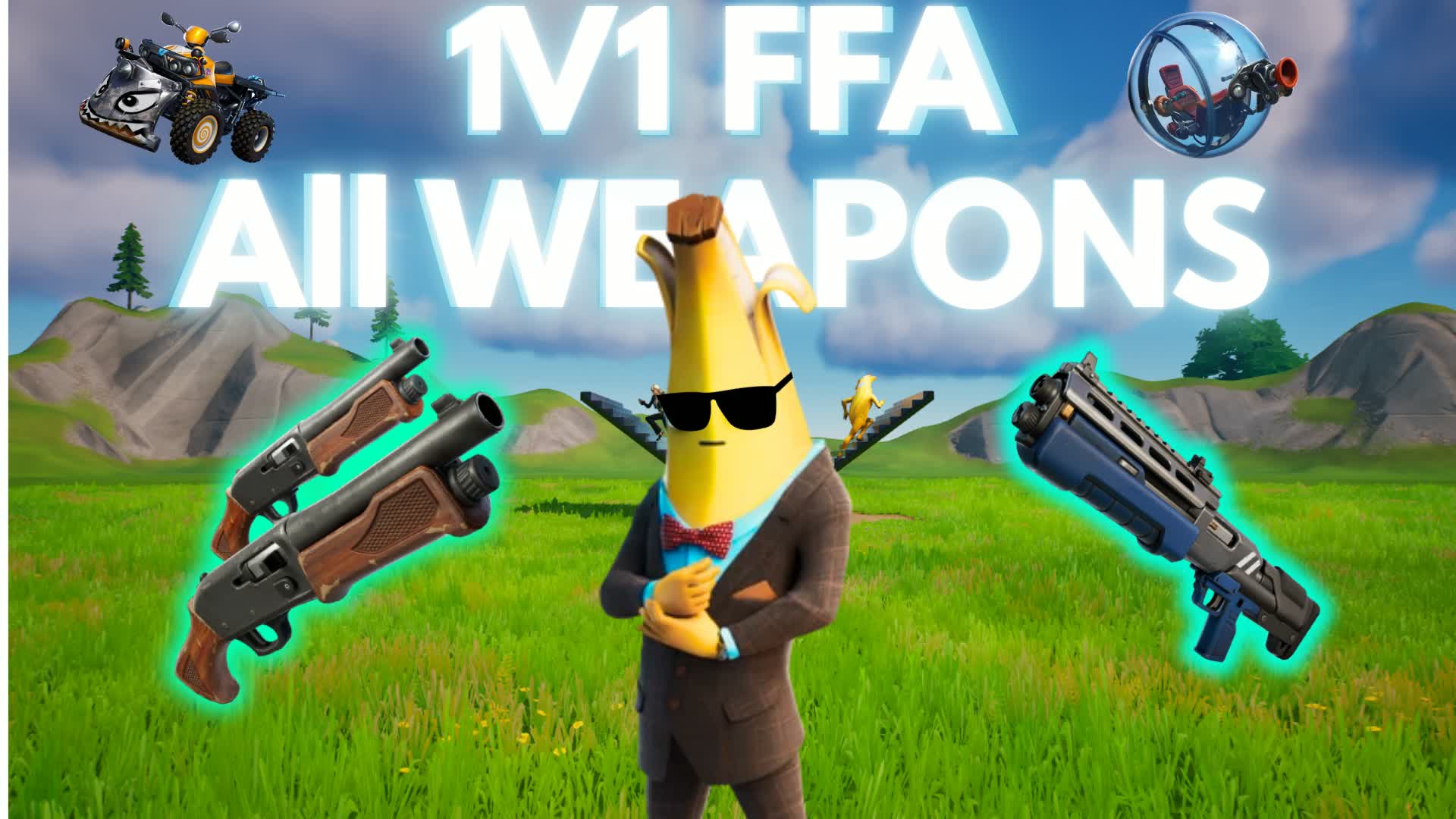 Every Weapon 1v1v1 free for all!