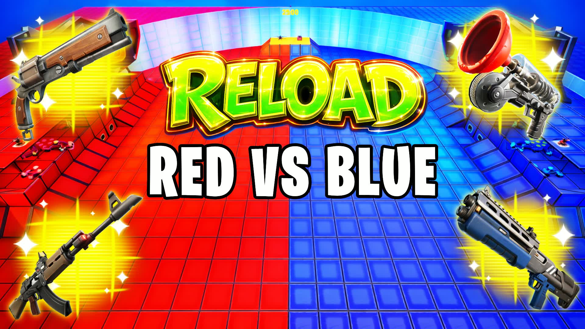 ミックス レッド 対 ブルー 🔴🔵 7450-4138-6802 by edwash - フォート