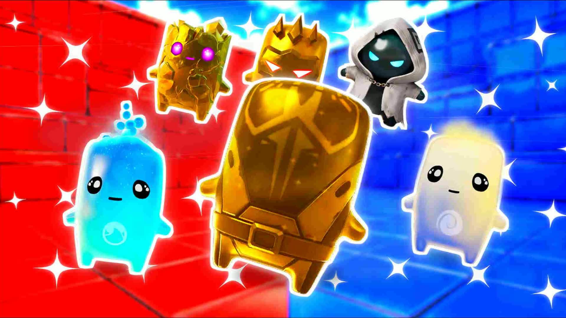 BLUE VS RED CHAOS TITAN 🔵🔴