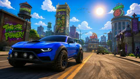 TMNT City Drive 🚗 FFA ⭐️ Zombies 🧟