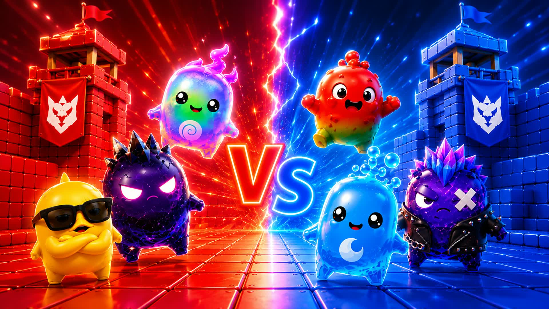 🏆 RED vs BLUE Ultimate 🌟 PVP🏆