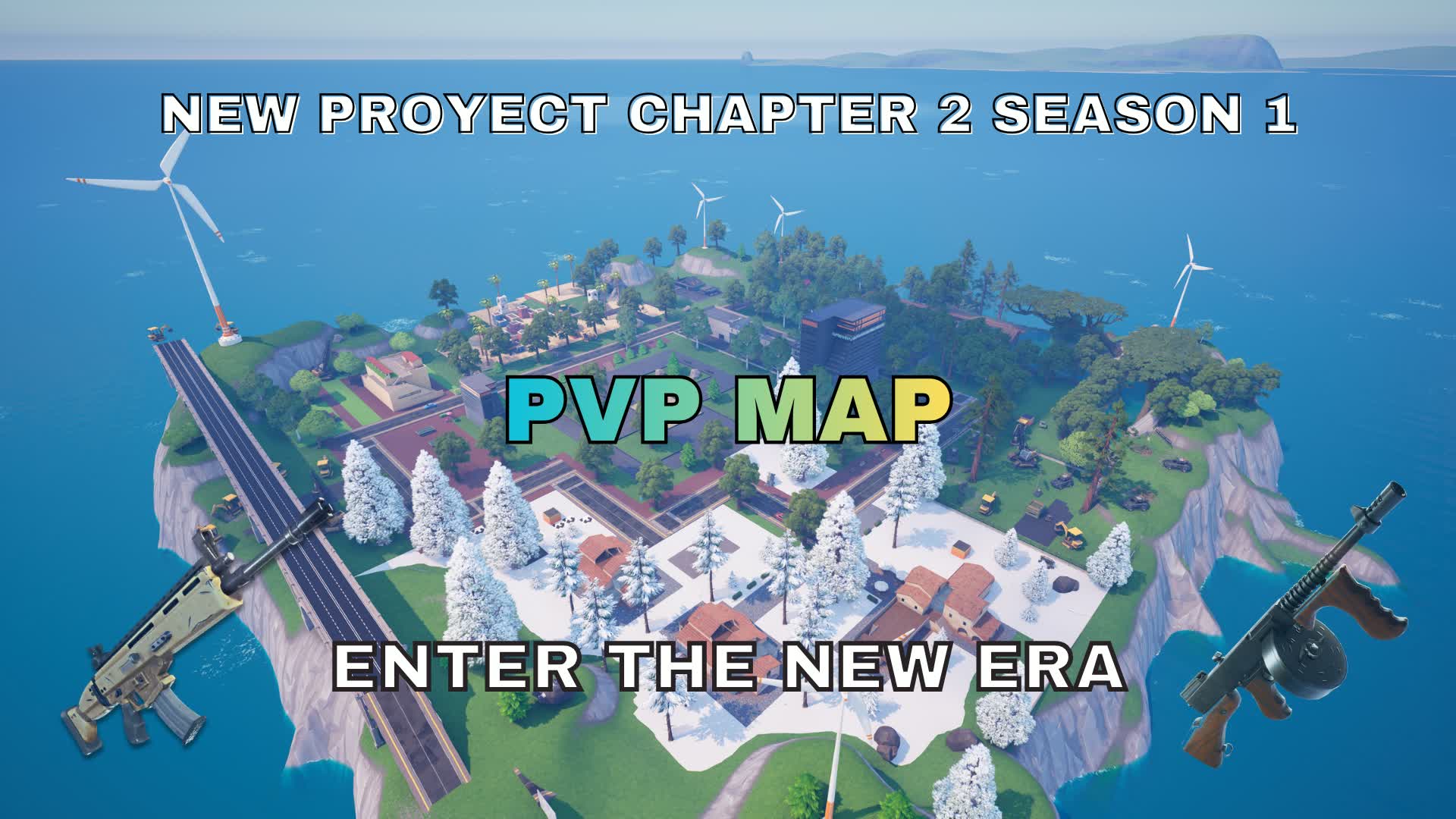 新プロジェクトチャプター2 シーズン1 PVPマップ