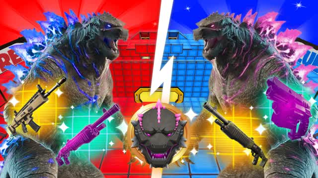GODZILLA RED VS BLUE🔴🔵